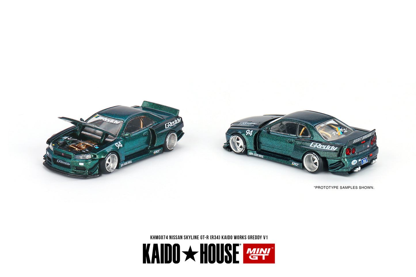 Nissan Skyline GT-R (R34) Kaido funciona GReddy V1