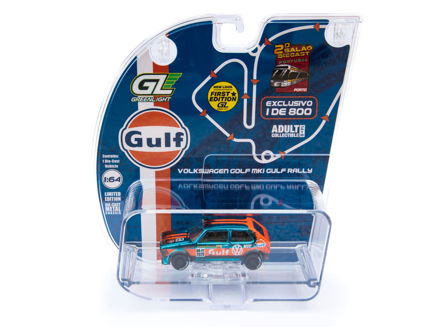 VW Golf MKI Gulf Rally (1/800) 2º Salao Diecast