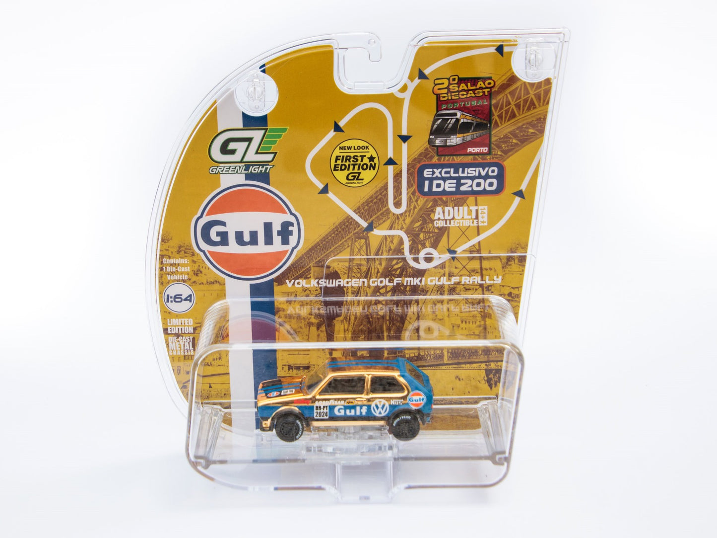 VW Golf MKI Gulf Rally (1/200) 2º Salao Diecast