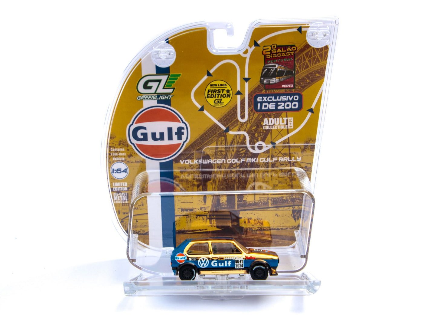 VW Golf MKI Gulf Rally (1/200) 2º Salao Diecast