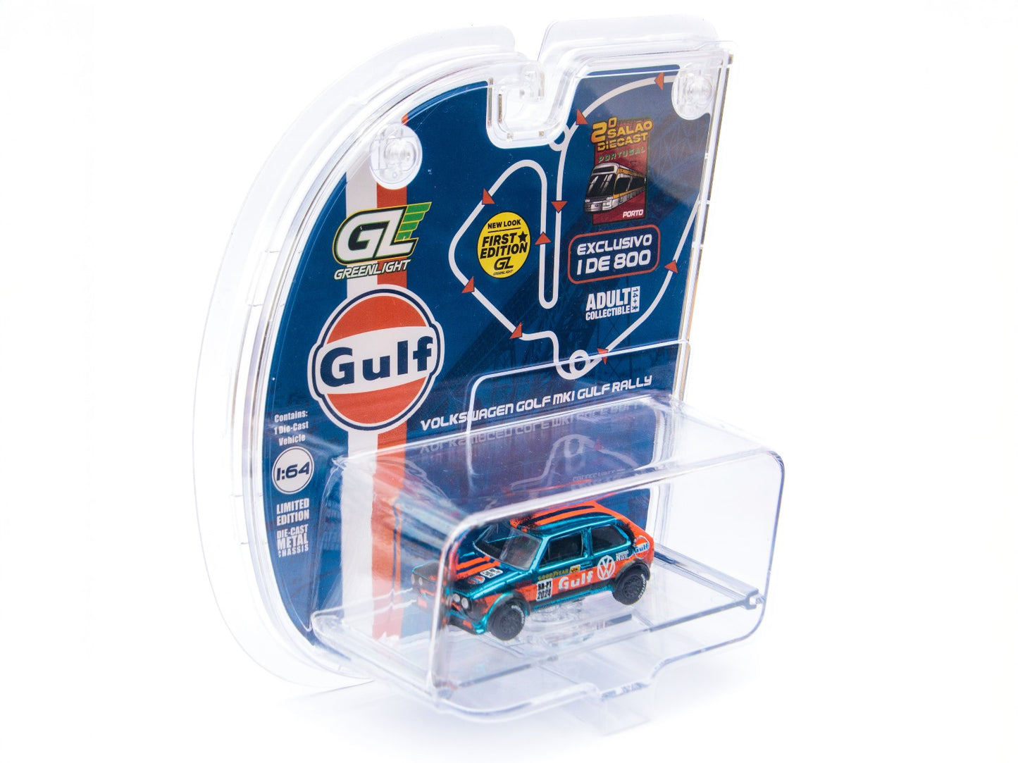 VW Golf MKI Gulf Rally (1/800) 2º Salao Diecast