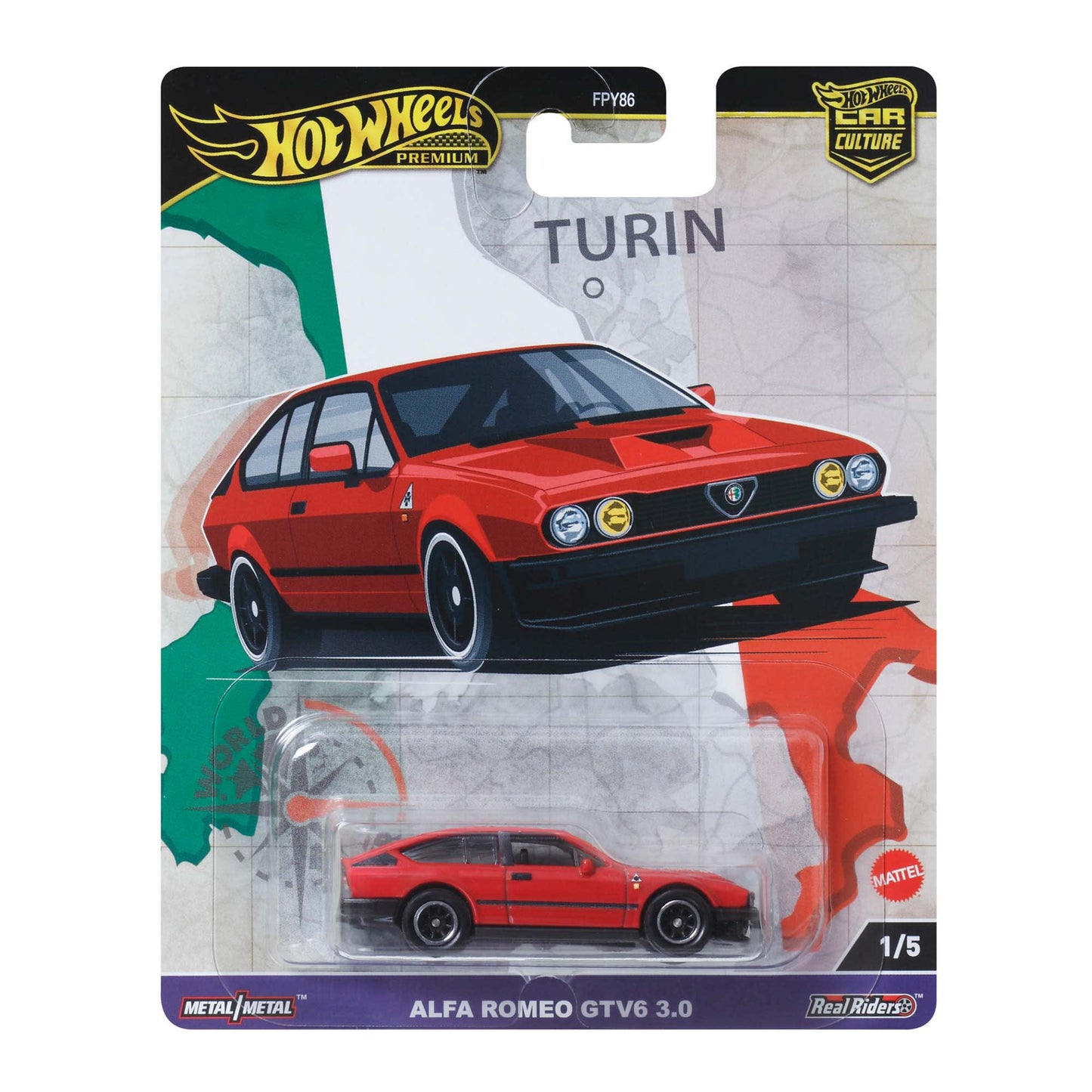 Hot Wheels Car Culture World Tour Alfa Romeo GTV 6 3.0