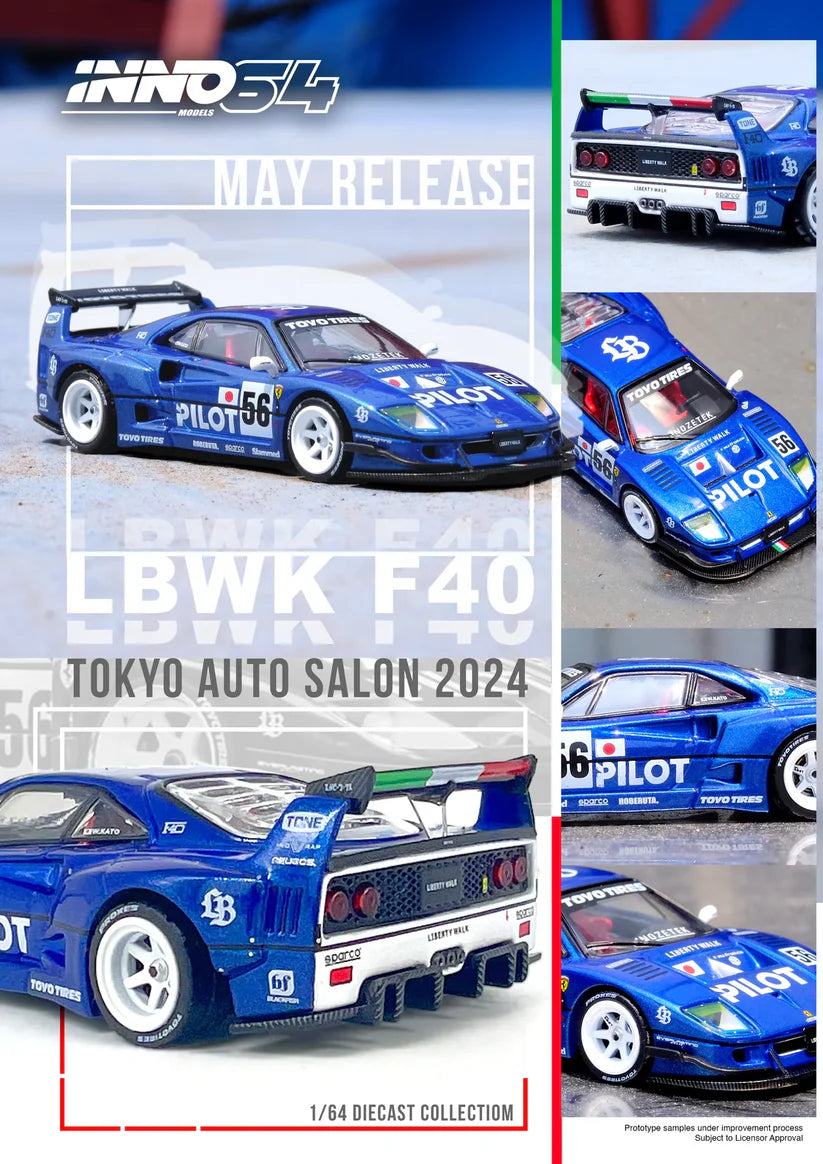 LBWK Ferrari F40 "Piloto" - INNO64