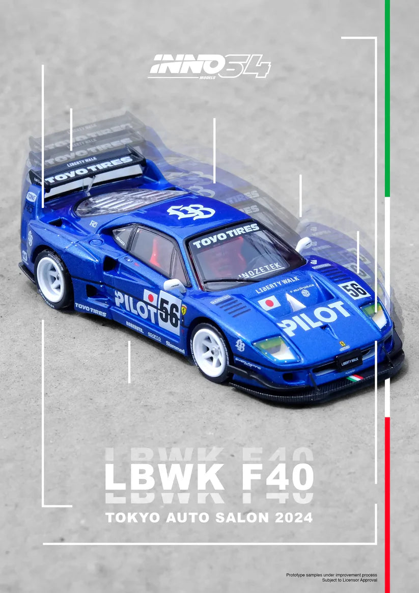 LBWK Ferrari F40 "Piloto" - INNO64