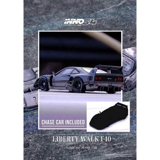 LBWK Ferrari F40 - INNO64 (Chrome)