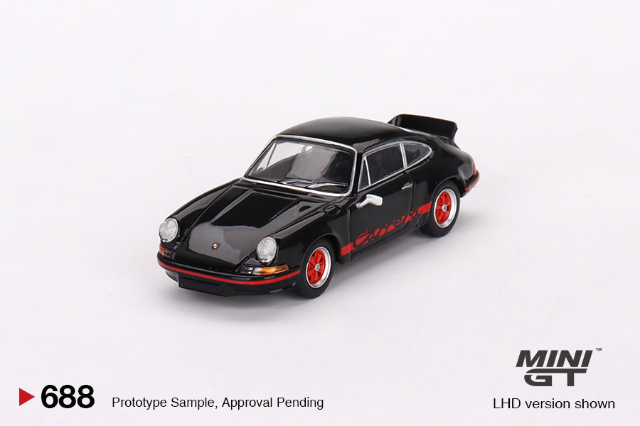 Porsche 911 Carrera RS 2.7 Negro y Rojo - MINIGT