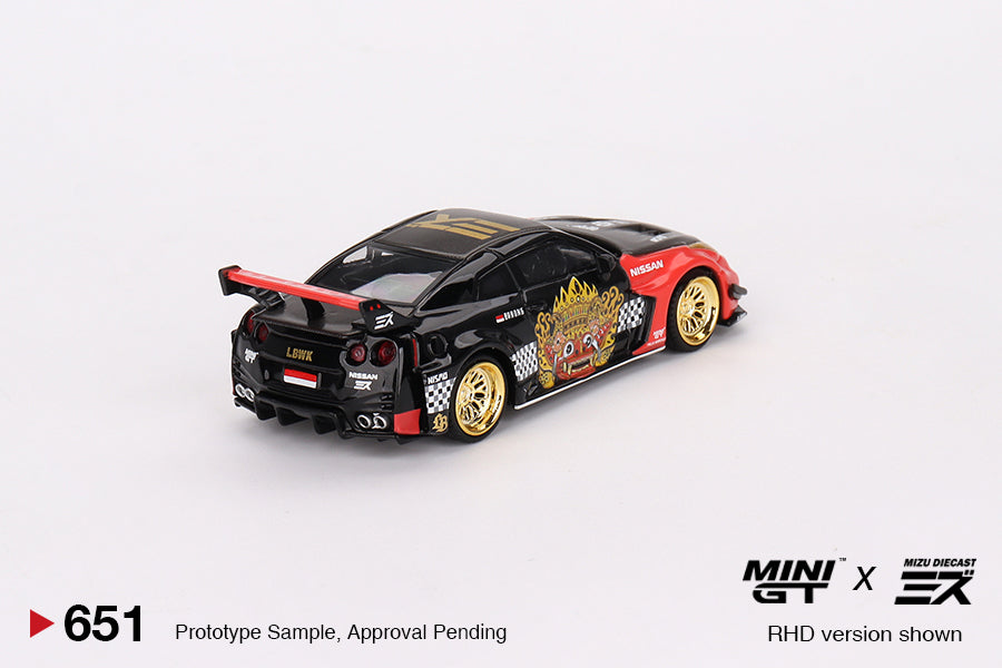 LB-Silhouette WORKS GT NISSAN 35GT-RR Ver.1 “BARONG” MINI GT x MIZU Diecast