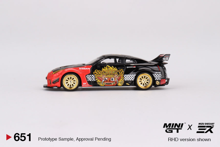 LB-Silhouette WORKS GT NISSAN 35GT-RR Ver.1 “BARONG” MINI GT x MIZU Diecast