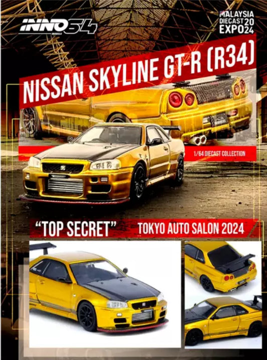 "TOP SECRET" GT-R (R34) - INNO64